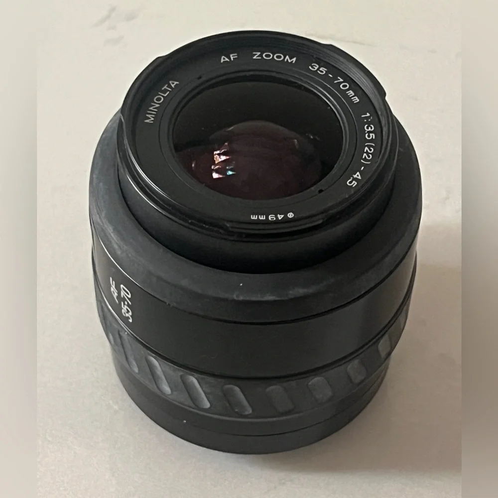 Minolta AF Zoom 35-70mm 1:35(22)-45 Lens for Sony Minolta A Mount Japan Ø49mm